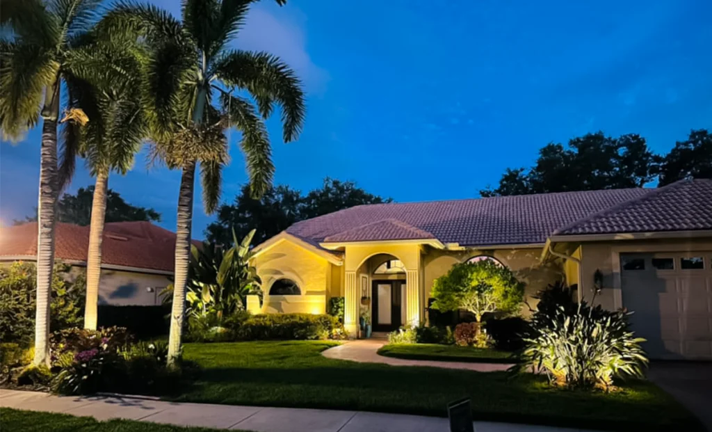 increase your home value and curb appeal with outdoor lighting